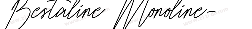 Bestaline Monoline字体转换